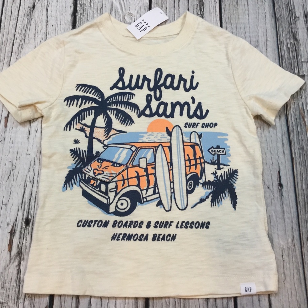 Gap Boys 2T Tropical Dinosaur Shorts Outfit. NWT - Picture 2 of 6